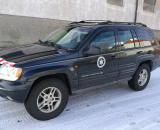 Jeep Grand Cherokee 4.7 V8 167kW italské zařízení BRC nádrž místo rezervy.