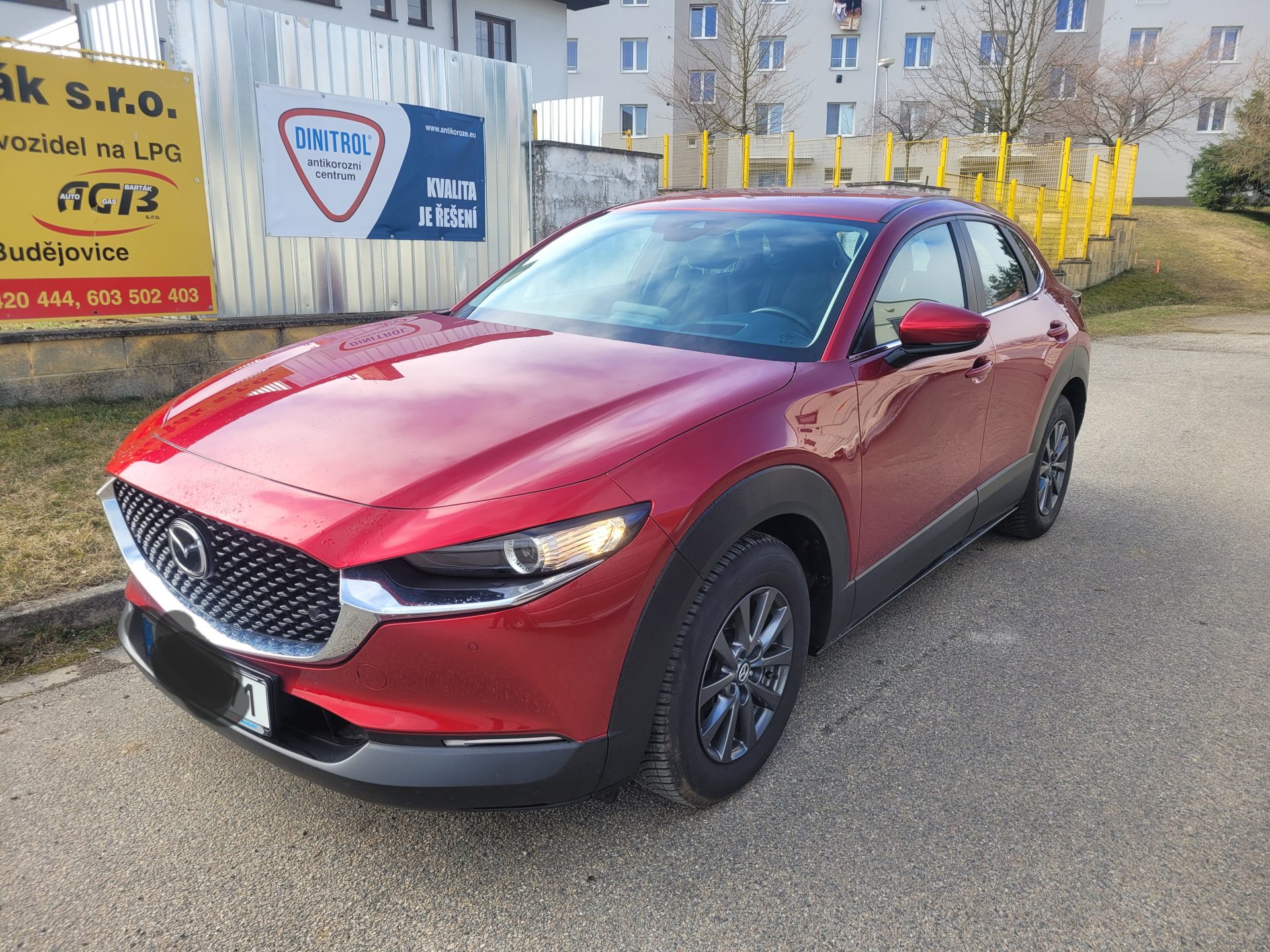 Mazda CX-30 nástřik podvozku