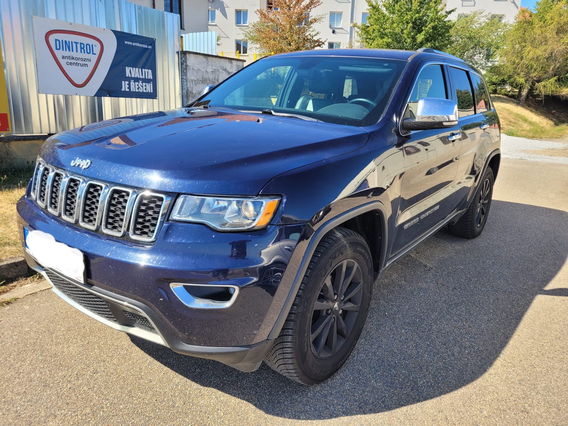 Jeep nástřik podvozku