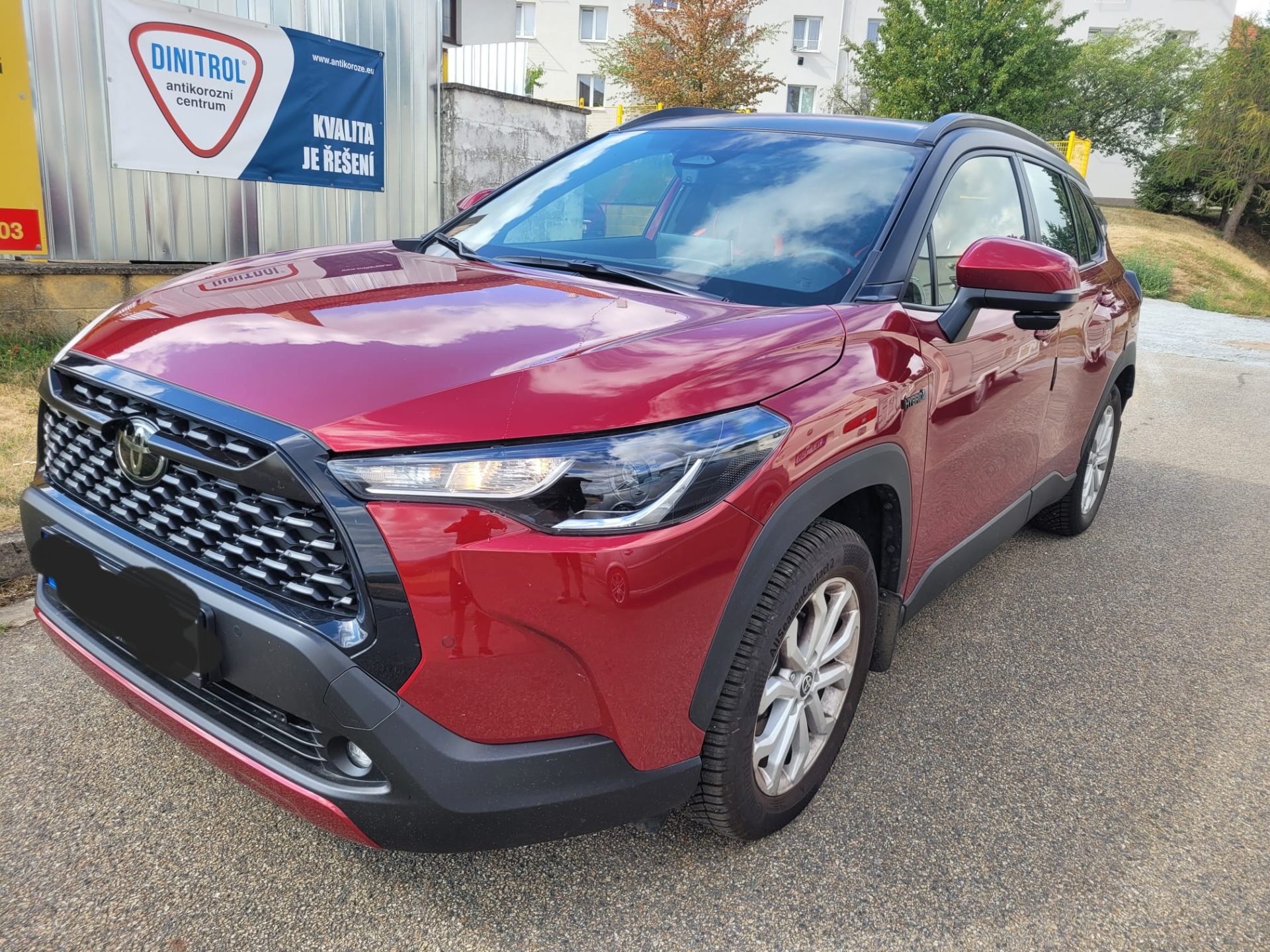 Toyota nástřik podvozku