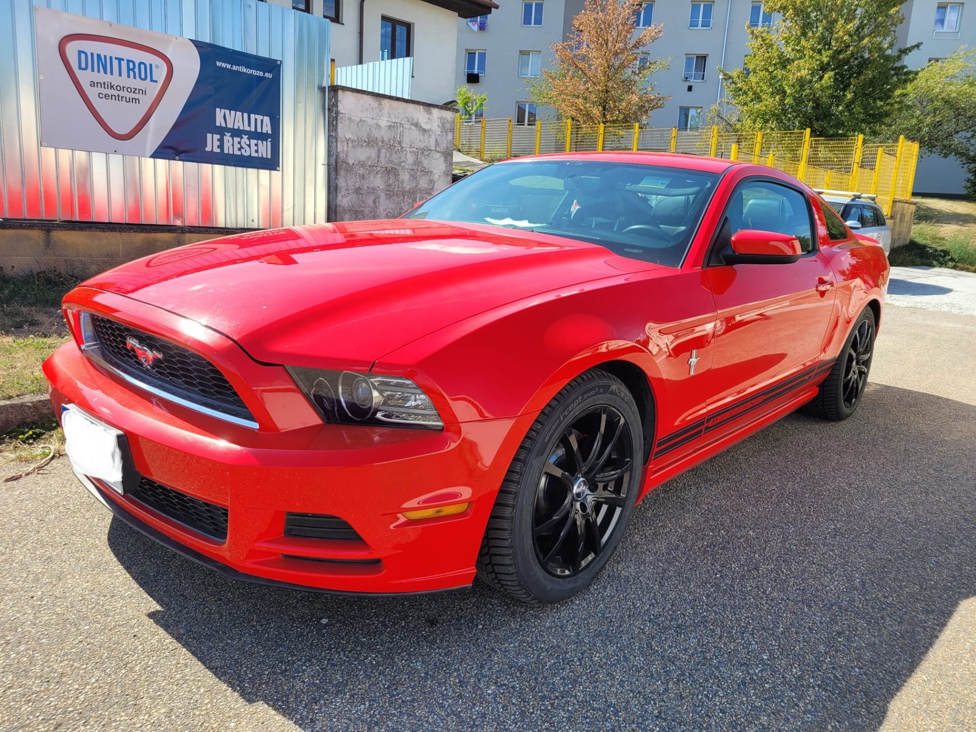 Ford Mustang nástřik podvozku